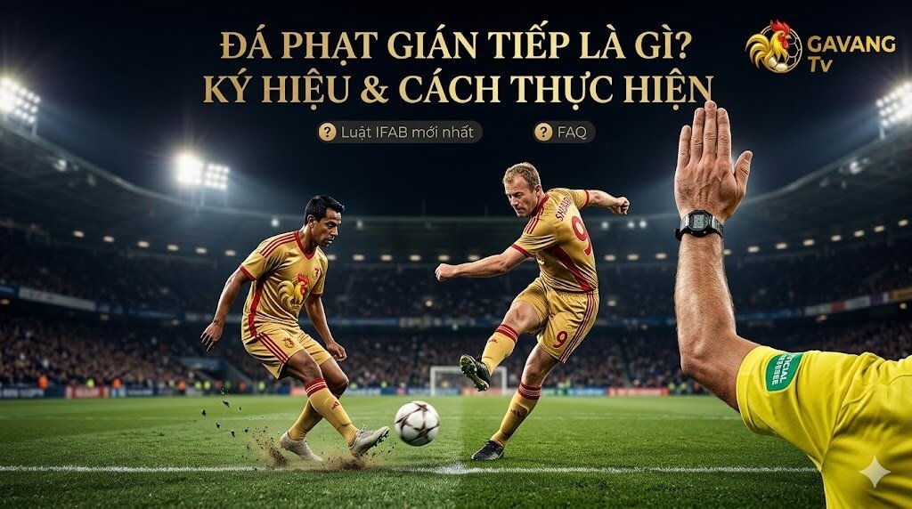 Đá phạt gián tiếp là gì? Luật lệ và góc nhìn chiến thuật từ chuyên gia