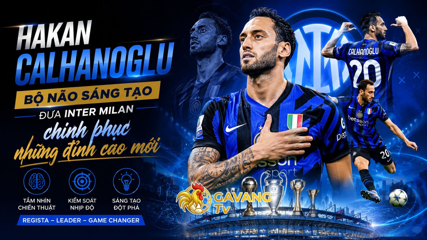 Hakan Calhanoglu – Bộ não sáng tạo đưa Inter Milan chinh phục những đỉnh cao mới