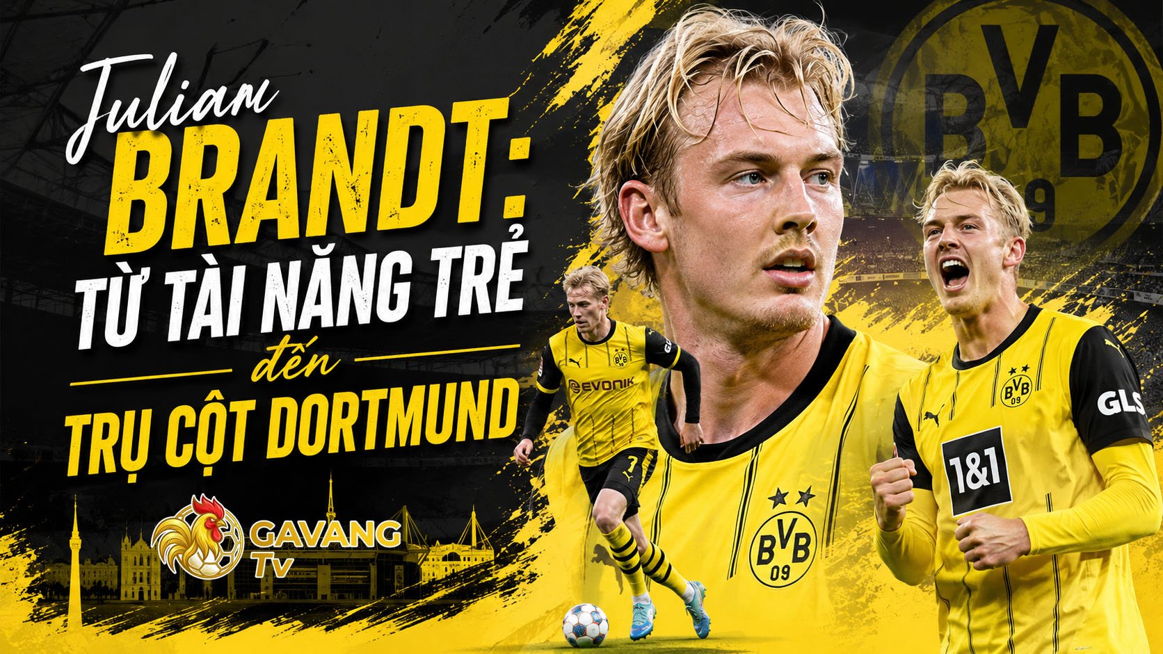 Julian Brandt: Từ tài năng trẻ đến trụ cột Dortmund
