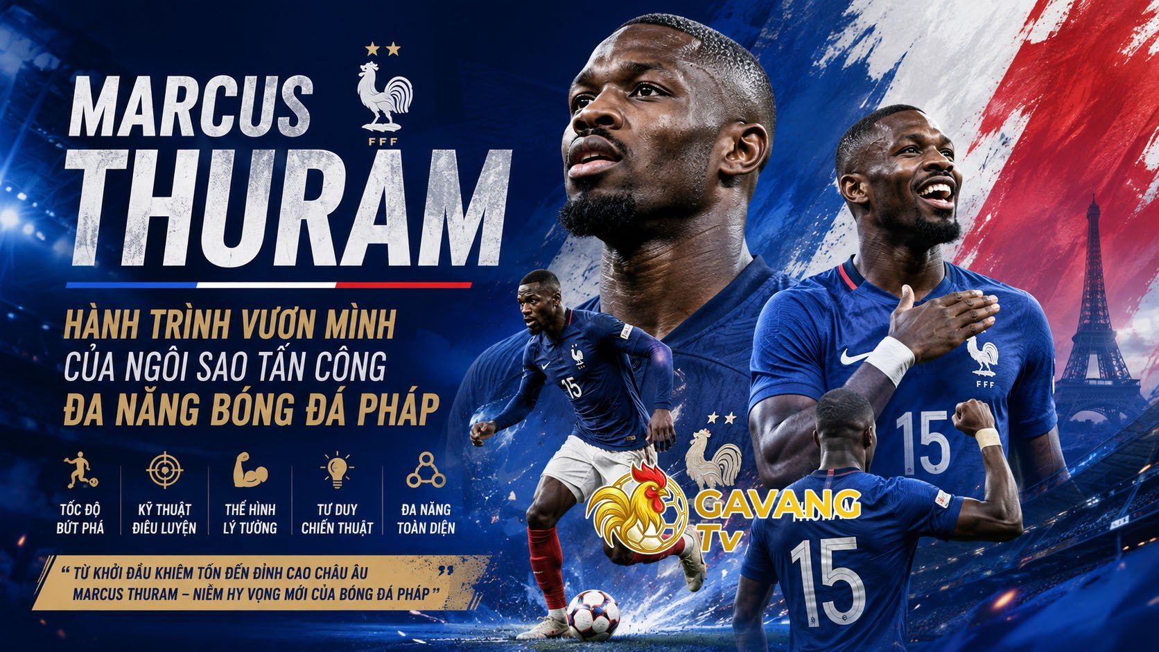 Marcus Thuram – Hành trình vươn mình của ngôi sao tấn công đa năng bóng đá Pháp