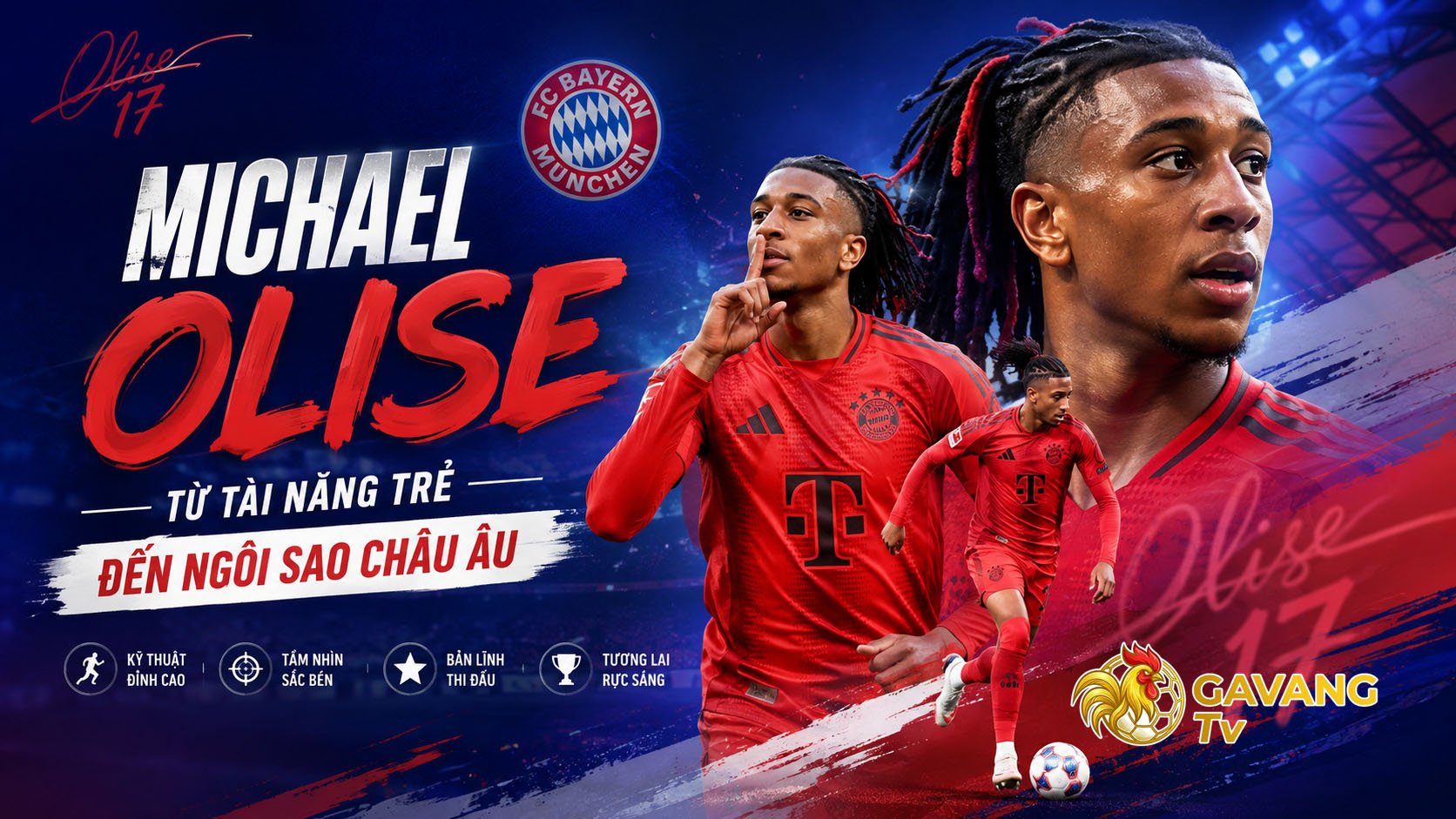 Michael Olise: Từ tài năng trẻ đến ngôi sao châu Âu