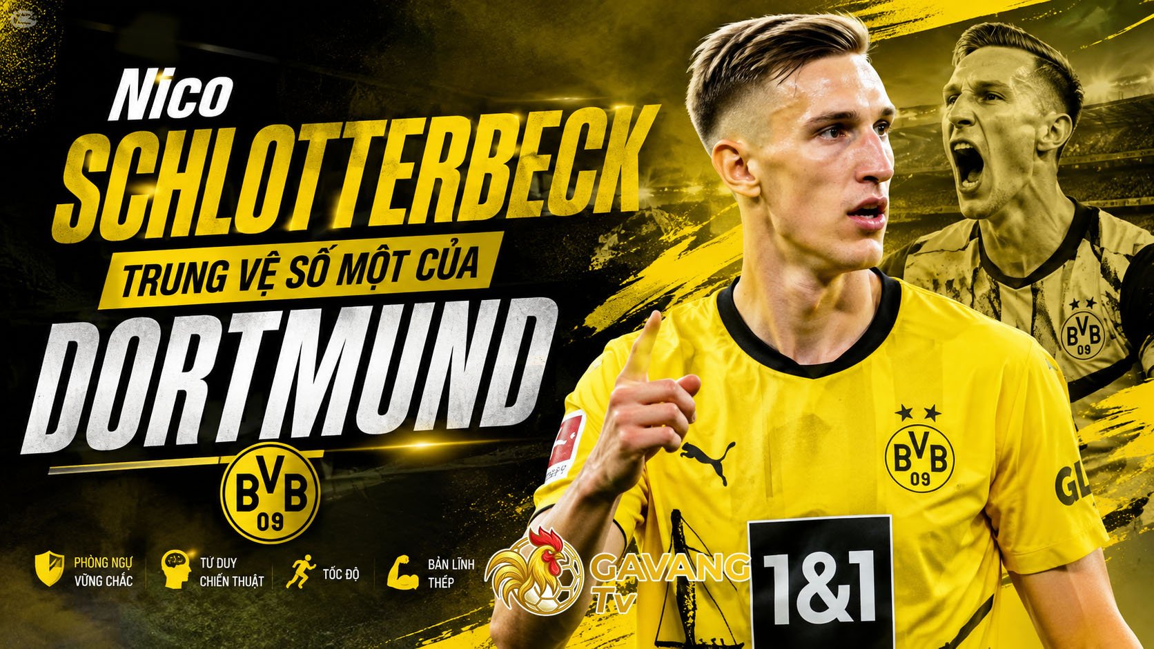Nico Schlotterbeck: Trung vệ số một của Dortmund