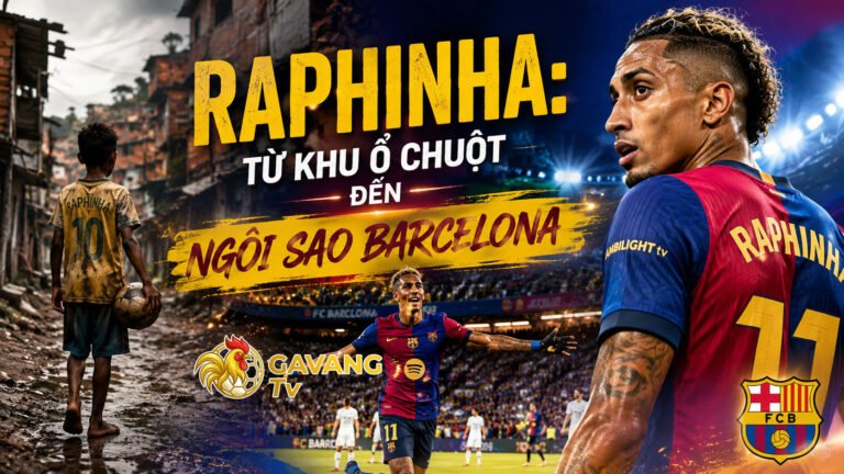 Raphinha: Từ khu ổ chuột đến ngôi sao Barcelona