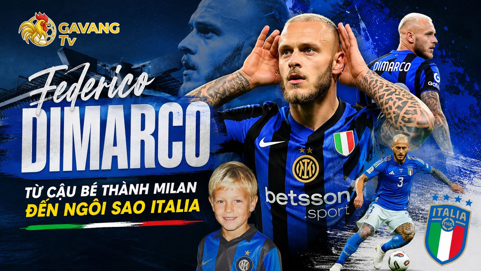 Federico Dimarco: Từ cậu bé thành Milan đến ngôi sao Italia