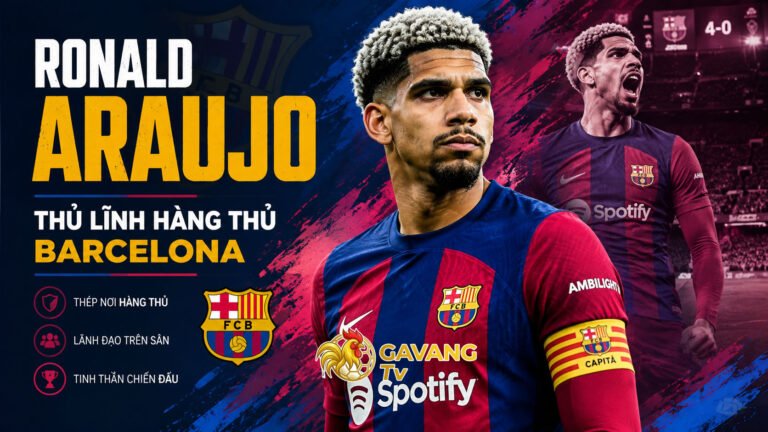 Ronald Araujo: Thủ lĩnh hàng thủ Barcelona