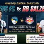 Soi keo nhan dinh tran dau giua Pafos va RB Salzburg ngay 14/08/2026